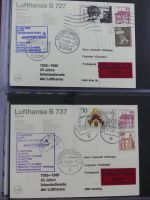 Motiv Flugpost Erstflüge Lufthansa kleiner Briefebestand in 2 Ordnern #AAA96