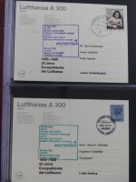 Motiv Flugpost Erstflüge Lufthansa kleiner Briefebestand in 2 Ordnern #AAA96