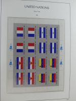 Cept und Uno postfrisch 1980-1988 besammelt im Leuchtturm Binder #AAA97