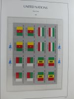 Cept und Uno postfrisch 1980-1988 besammelt im Leuchtturm Binder #AAA97