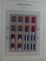 Cept und Uno postfrisch 1980-1988 besammelt im Leuchtturm Binder #AAA97