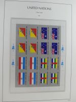 Cept und Uno postfrisch 1980-1988 besammelt im Leuchtturm Binder #AAA97