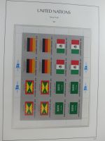 Cept und Uno postfrisch 1980-1988 besammelt im Leuchtturm Binder #AAA97