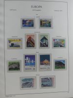 Cept und Uno postfrisch 1980-1988 besammelt im Leuchtturm Binder #AAA97
