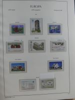 Cept und Uno postfrisch 1980-1988 besammelt im Leuchtturm Binder #AAA97