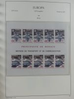 Cept und Uno postfrisch 1980-1988 besammelt im Leuchtturm Binder #AAA97