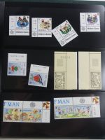 Cept und Uno postfrisch 1980-1988 besammelt im Leuchtturm Binder #AAA97