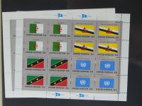 Cept und Uno postfrisch 1980-1988 besammelt im Leuchtturm Binder #AAA97