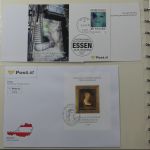 Österreich großer FDC Bestand mit Kleinbögen in 4 Safe-Alben #AAB00