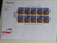 Österreich großer FDC Bestand mit Kleinbögen in 4 Safe-Alben #AAB00