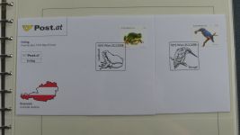 Österreich großer FDC Bestand mit Kleinbögen in 4 Safe-Alben #AAB00