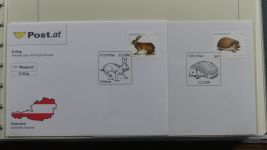 Österreich großer FDC Bestand mit Kleinbögen in 4 Safe-Alben #AAB00