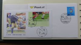 Österreich großer FDC Bestand mit Kleinbögen in 4 Safe-Alben #AAB00