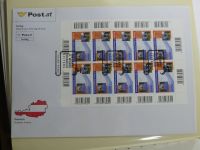 Österreich großer FDC Bestand mit Kleinbögen in 4 Safe-Alben #AAB00