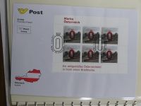 Österreich großer FDC Bestand mit Kleinbögen in 4 Safe-Alben #AAB00