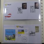 Österreich großer FDC Bestand mit Kleinbögen in 4 Safe-Alben #AAB00
