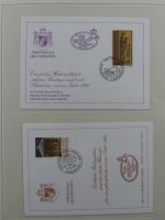 Liechtenstein ab 1961-2015 ** besammelt mit KBs u.a. in 5 Safe-Alben #AAB01