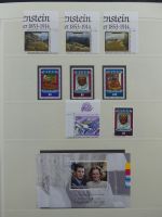 Liechtenstein ab 1961-2015 ** besammelt mit KBs u.a. in 5 Safe-Alben #AAB01