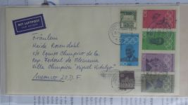 Motiv Olympiade 1948-2000 Abo Sammlung im Deutsche Post Ordner #AAB07