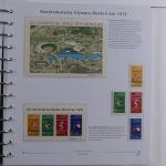 Motiv Olympiade 1948-2000 Abo Sammlung im Deutsche Post Ordner #AAB07