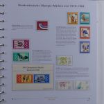 Motiv Olympiade 1948-2000 Abo Sammlung im Deutsche Post Ordner #AAB07