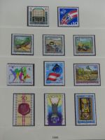 Österreich 1975-2007 ** besammelt (Nominale) in 3 Lindner Ordnern #AAB08