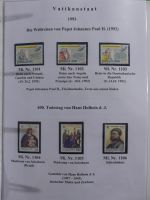 Vatikan eigens zusammengestellte Sammlung im Binder #AAB10