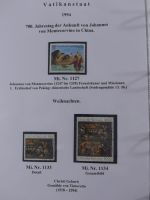 Vatikan eigens zusammengestellte Sammlung im Binder #AAB10