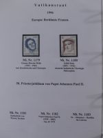 Vatikan eigens zusammengestellte Sammlung im Binder #AAB10