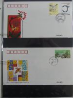 China Ganzsachen auf selbstgestalteten Seiten #AAB21