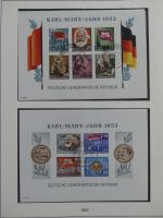 DDR Augenscheinlich komplett 1949-1960 im Lindner Vordruck #AAB28