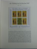Motivsammlung Sir Rowland Hill in 3 Borek Bindern #AAB36