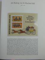 Motivsammlung Sir Rowland Hill in 3 Borek Bindern #AAB36