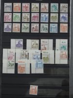 BRD Bund mit Ecken und Formnummern im Einsteck-Album #AAB40