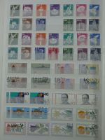 BRD Bund teils mit Ecken, Formnummern, KBWZs im Einsteck-Album #AAB43