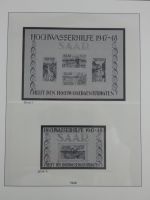 Saarland mit Ecken usw. im Lindner Binder #AAB55