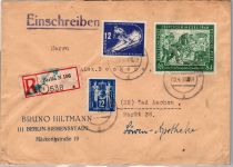 DDR 243, 246 u.a. auf Brief als Mischfrankatur Einschreiben #DJG92
