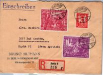 DDR 244, 248-249 auf Brief als Einschreiben #DJH04