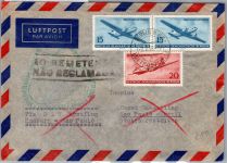 DDR 514, 515 auf Brief Luftpost Brasilien #DJH11