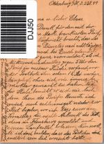 BRD Bund PSO 1 als Ganzsache mit Tagesstempel Oldenburg #DJJ50