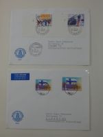 Finnland schöne Sammlung ab Zungenmarken im 2 Alben #AAB74