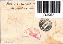 Österreich 197 auf Brief Einschreiben #DJK52
