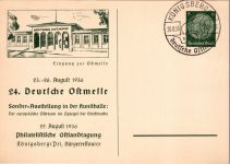 Deutsches Reich PP 127 C 21/01 als Ganzsache mit Sonderstempel Königsberg #DJM17