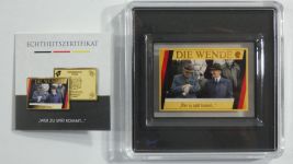 Tschad 5000 Francs CFA, Münzbarren 999er Gold 1/200 oz, Die Wende #EAA10