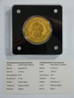 Medaille Motiv Saphir Jubiläum, 999er Gold 1/200 oz, mit Zertifikat #EAA12