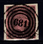Preußen 2 b gestempelt N4 681 "Inowrazlaw", tiefst signiert Bühler #DJY18