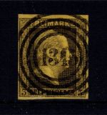 Preußen 4 gestempelt N4 1345 "Schocken", tiefst geprüft Kastaun BPP #DJY50
