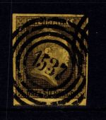 Preußen 4 gestempelt N4 1537 "Usedom", geprüft Jäschke BPP #DJY83