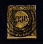 Preußen 4 gestempelt N4 1036 "Neustettin", tiefst geprüft Kastaun BPP #DJY90