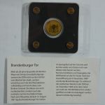 Tschad 3000 Francs CFA, 999er Gold 1/500 oz, Mauerfall, mit Zertifikat #EAA19